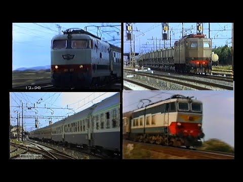 TRENI ANNI 80 - Tirrenica: Cecina e Romito nel 1989 (Espresso 1149)