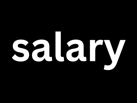 How to Pronounce "salary " in English language? [How to say salary?]