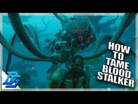 HOW TO TAME BLOODSTALKER, LETS BE SPIDERMAN! - Ark Survival Evolved Genesis Gameplay