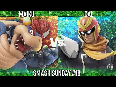 Maiku (Bowser) vs. Cal (Captain Falcon, Roy) - Smash Sunday #18