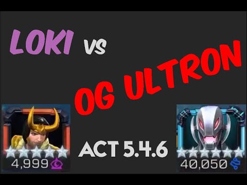 Loki versus OG Ultron in Act 5.4.6
