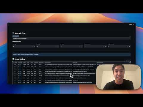 how to build an AI-powered video content library
