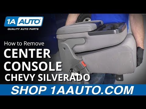 How to Remove Center Console 14-19 Chevy Silverado