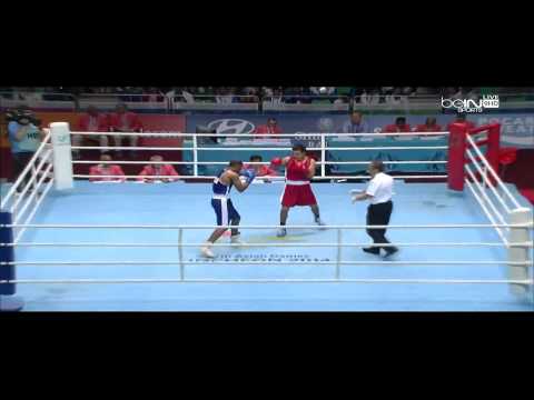 دورة الألعاب الأسيوية , الملاكمة - مبخوت حدادي & لاعب أوزبكي