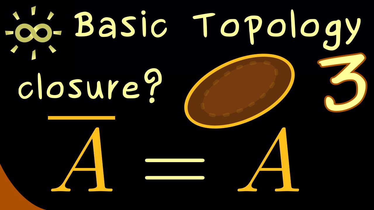 Basic Topology 3 | Closed Sets and Closure [dark version]