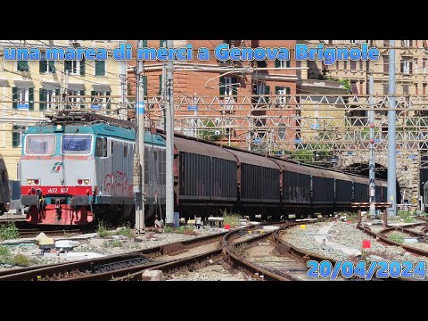 una marea di merci a Genova Brignole ♦ 20/04/2024