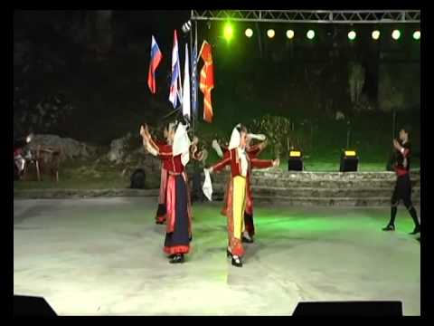 KUD "NJEGOS" - Igre iz Boke (Folklore Festival Cetinje 2012)