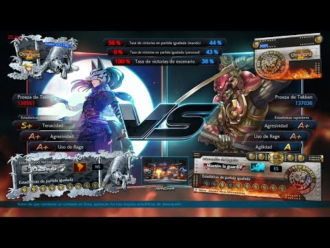 L7 229_5 Kunimitsu (Anakin x24) vs (MADI) Yoshimitsu - Tekken 7 Online sin Grafica Rank N7