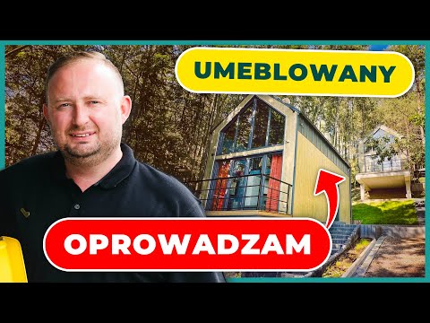 I show you around a furnished house of 35 m2! A cow in a biker jacket invites you! A house