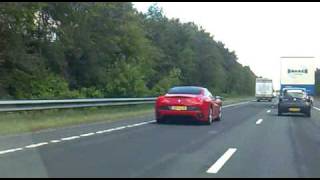 preview picture of video 'Ferrari California op A1 thv Stroe ri Apeldoorn 02 juni 2010'