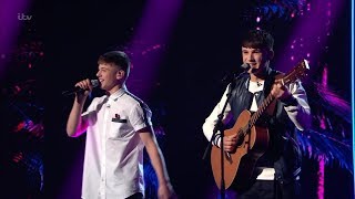 Sean and Conor Price  sing &quot;Cheap Thrills” &amp;Comments X Factor 2017 Live Show week 2 Saturday
