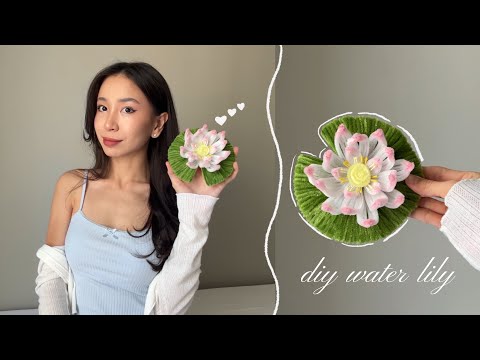 I Made a Water Lily From Scratch - You Have to Try This! 🪷