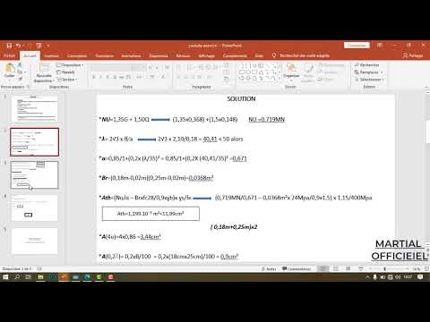 Comment dimensionner le POTEAU en BAEL ( béton armé état limite)EN FRANÇAIS