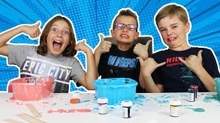 HOW BOYS MAKE SLIME!!! REVENGE ON KARINA!
