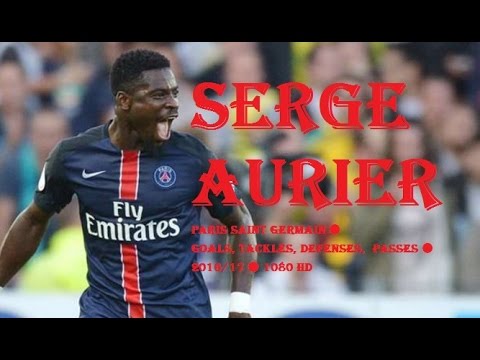 SERGE AURIER ● Paris Saint Germain ● Goals, Tackles, Defenses,  Passes ● 2016/17 ● 1080 HD