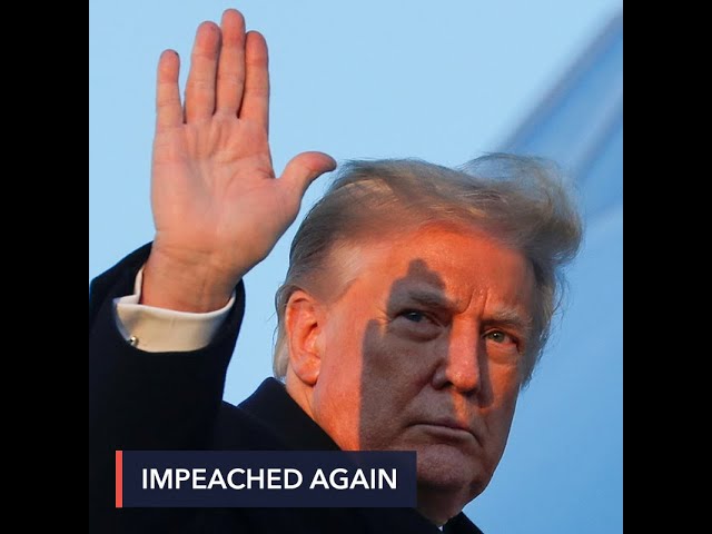 US House impeaches Trump for second time, his fate in Senate hands