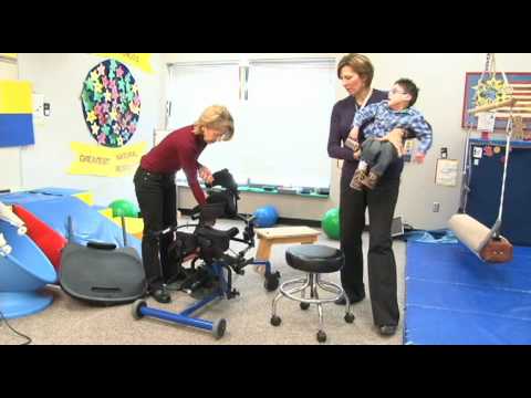 Easystand Bantam Chayton, Cerebral Palsy, Fitted in Standing Frame