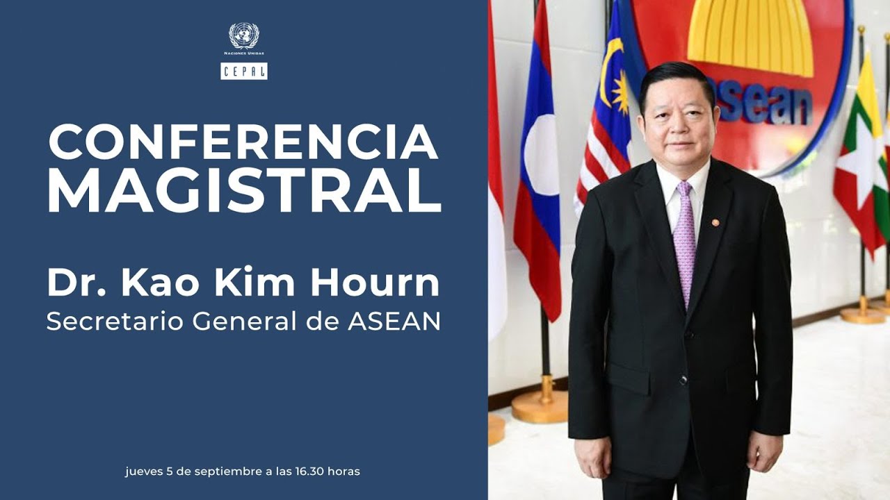 Conferencia magistral del Secretario General de la ASEAN, Kao Kim Hourn