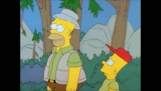 Bart Nearly Drowns In A River - The Simpsons