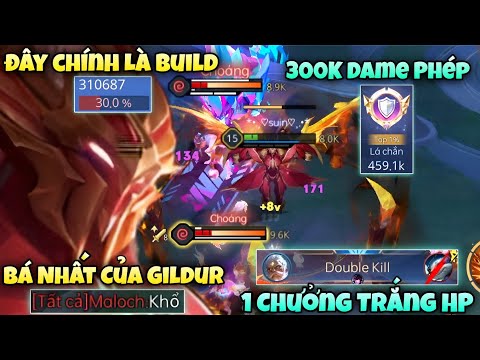 This is Gildur's most overpowered build: One HP blast instantly heals the enemy team!!!
