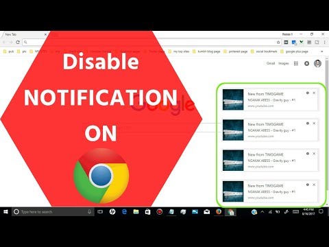 how to block notifications on chrome \ turn off notifications on google chrome Video