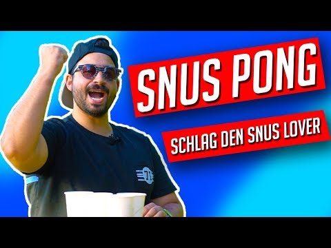 Schlag den Snus Lover  "Snus Pong" die erste Challenge!!