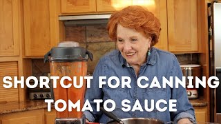 Shortcut for Canning Tomato Sauce