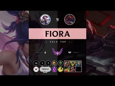 Fiora Top vs Sion - KR Master Patch 14.10