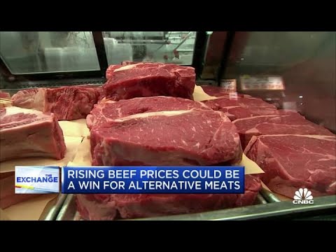 Rising beef prices could be a win for alternative meats