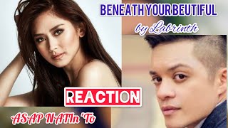 Sarah Geronimo and Bamboo &quot;Beneath Your Beautiful&quot; by Labrinth in ASAP | Reaction | Analysis |