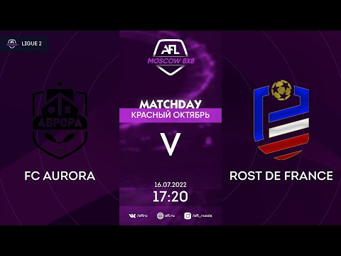 AFL22. France. Ligue 2. Day 8. FC Aurora - Rost De France