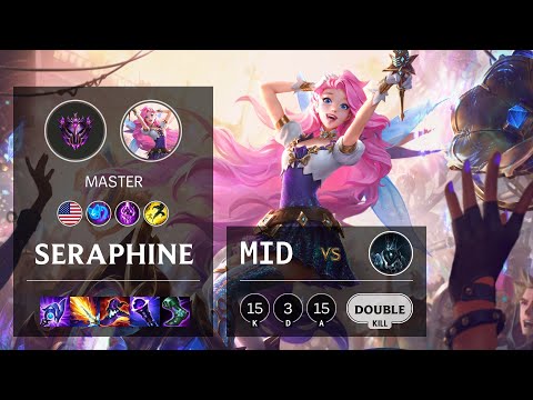 Seraphine Mid vs Karthus - NA Master Patch 11.24