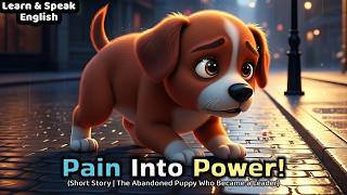 Never Give Up | Turn Pain into Power | The Abandoned Puppy Who Became a Leader | Moral Short Story