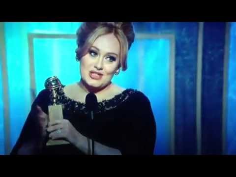 Singer Adele Shocked! Wins Golden Globe Awards for score James Bond 007, received by Jennifer Lopez