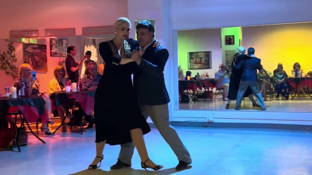 Video thumbnail for Claudio Villagra & Helena Fernández. Tango at Milonga El Yeite. Washington DC. July 2023