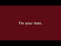 Leonard Cohen - I'm Your Man [Lyrics]
