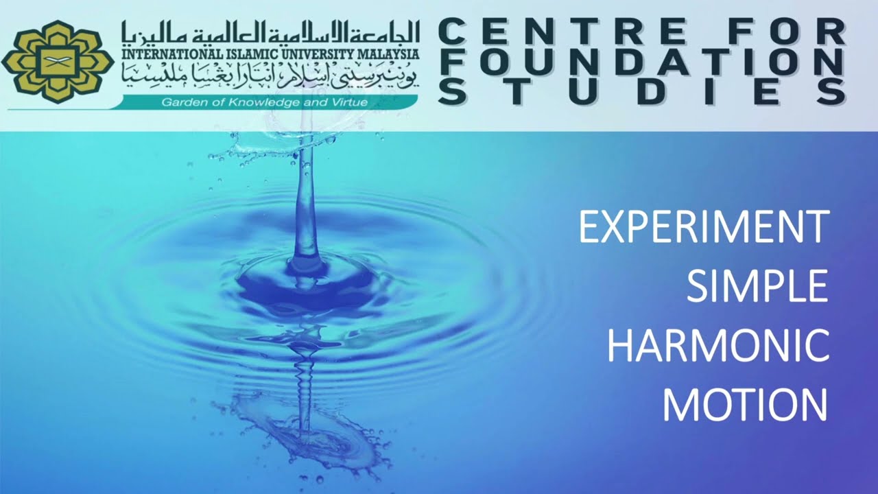 Experiment Simple Harmonic Motion
