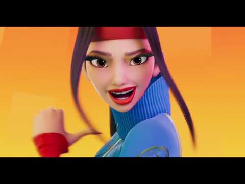 over the moon - ping pong scene (with moon goddess)