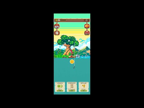 Pixel Fishing (-by Kzunec Games) - free offline casual game for Android - gameplay.