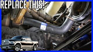 How to Replace Upper and Lower Radiator Hoses Dodge RAM 1500 5.7L | EASY!