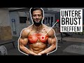 SO kriegst Du eine RICHTIG MASSIVE Brust | Untere Brust PERFEKT trainieren
