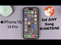 IPhone 14 14 Pro How To Use ANY Song As Your Ringtone For FREE