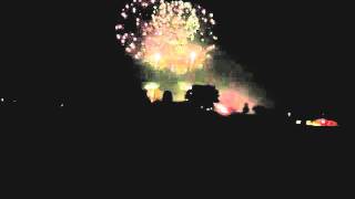 preview picture of video '常総きぬ川花火大会2010（2/11）スタート～3分間 Mitsukaido Fireworks'