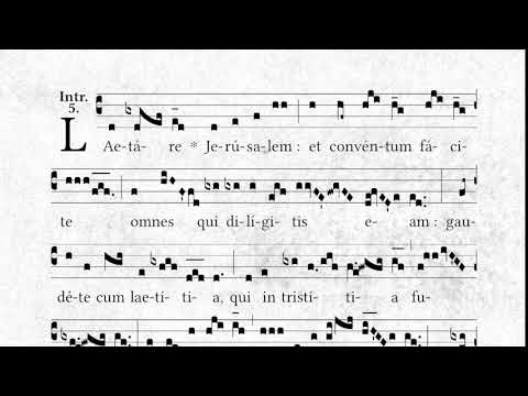 Dominica IV in Quadragesima: Introitus - Laetare