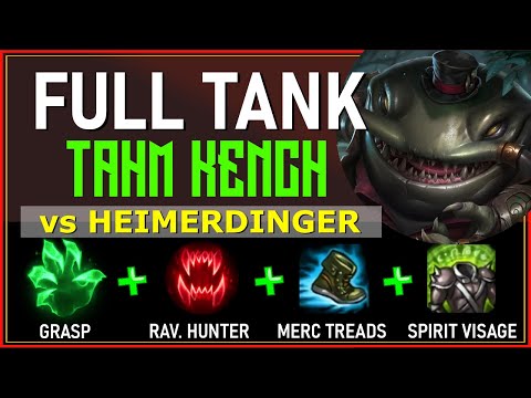 FULL TANK TAHM KENCH TOP vs HEIMERDINGER - S10 League of Legends