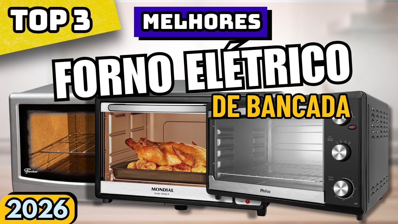 Qual o MELHOR FORNO ELÉTRICO DE BANCADA em 2025? TOP 3 Qual Forno Elétrico Comprar - Custo Benefício