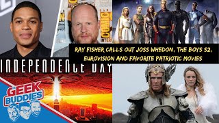 Ray Fisher Calls Out Joss Whedon, The Boys S2, TMNT Reboot, Eurovision Review, Best July 4th Movies video