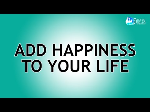 2023-03-01 Add Happiness To Your Life - Ed Lapiz