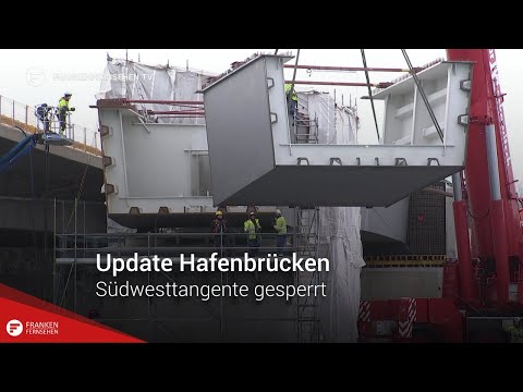 Progress is being made on the harbor bridges: with consequences for traffic on the southwest bypass.