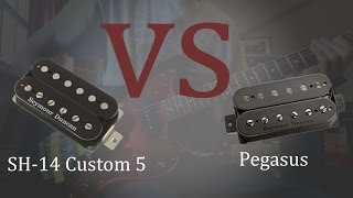 Video thumbnail for Seymour Duncan PEGASUS vs SH-14 CUSTOM 5 | Bridge Guitar Pickup Comparison by SandroPinghost
